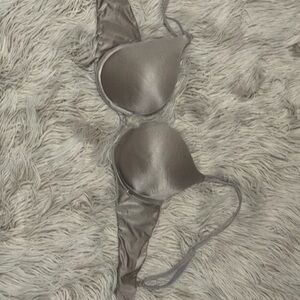 Victoria's Secret Shimmering Silver Bra